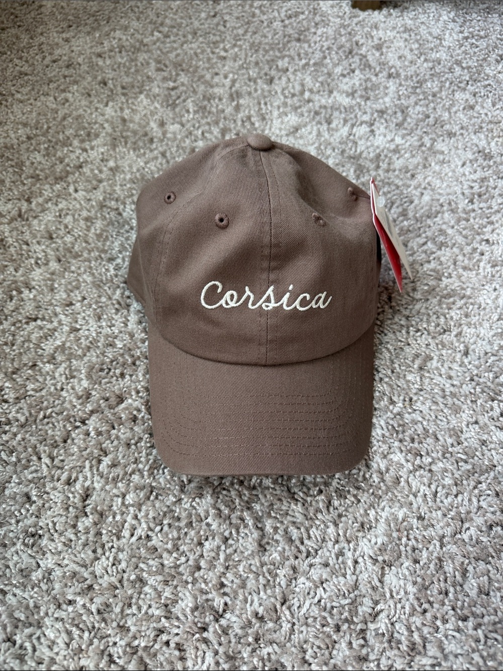 Anthropologie Brown 'Corsica' Embroidered baseball Cap